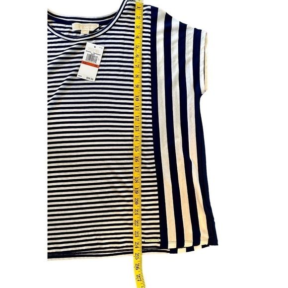 MICHAEL Michael Kohrs Blouse Blue and White Size XS - Picture 7 of 8